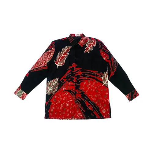 Body - Katun Batik Merah Hitam Long XL Body - Katun Batik Merah Hitam Long XL