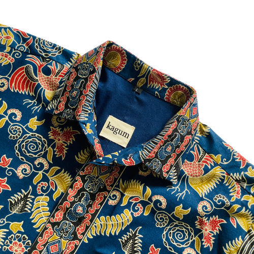 Body - Daiva Batik Bunga Lengen Pendek (Transparan 2)