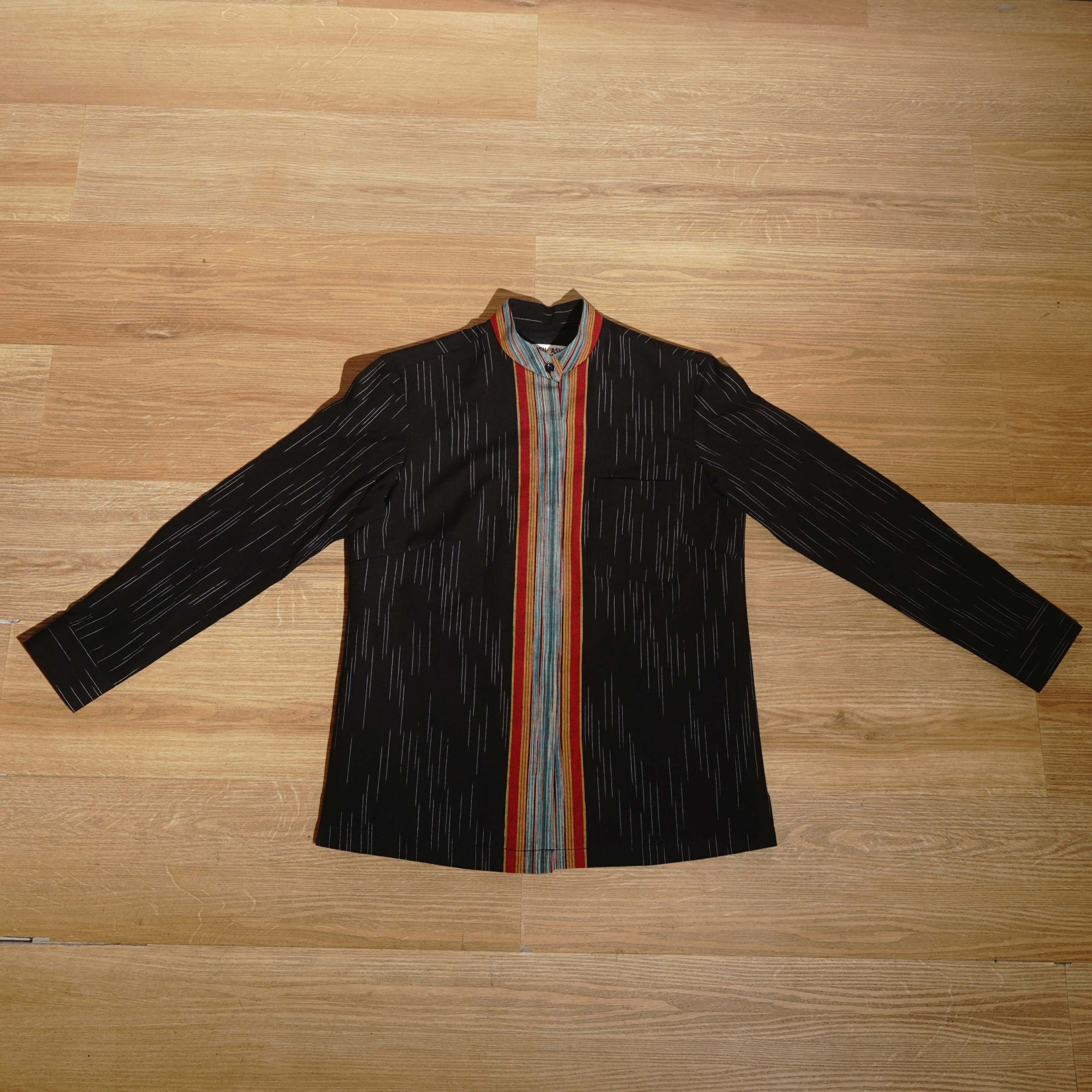 Longsleeved Batik Lurik Shirt - ARUNA